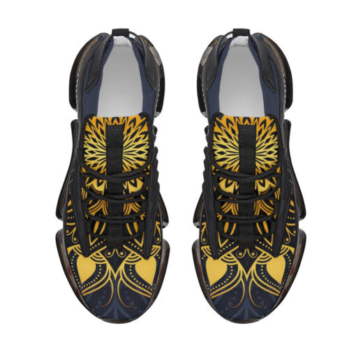 Luxury Golden Mandala Air Sneakers - Image 3