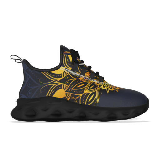 Luxury Golden Mandala Sports Shoes - Image 6