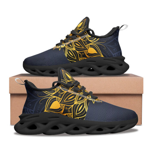 Luxury Golden Mandala Sports Shoes - Image 2