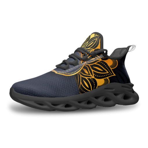 Luxury Golden Mandala Sports Shoes