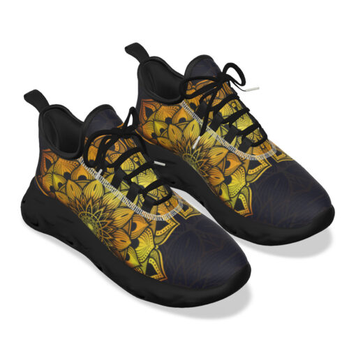 Luxury Golden Mandala Sports Shoes - Image 5