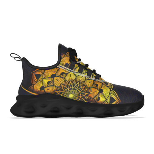 Luxury Golden Mandala Sports Shoes - Image 6