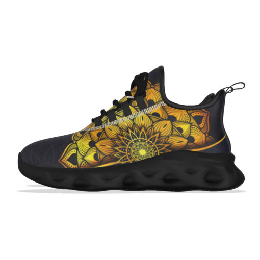 Luxury Golden Mandala Sports Shoes - Image 7