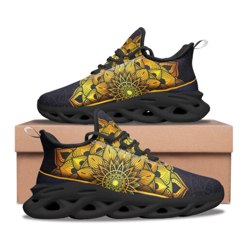 Luxury Golden Mandala Sports Shoes - Image 2