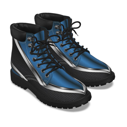 Blue Metallic Carbon Classic Boots - Image 3