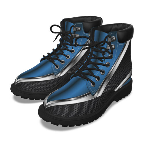 Blue Metallic Carbon Classic Boots - Image 5