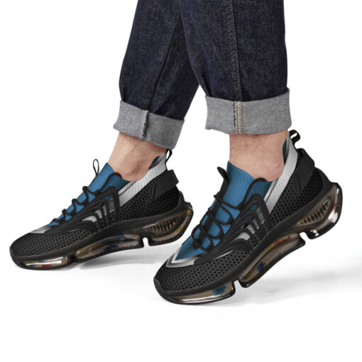 Blue Metallic Carbon Air Sneakers - Image 8