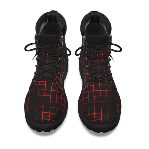 Hi-Tech Red Illuminate Squares Classic Boots - Image 7