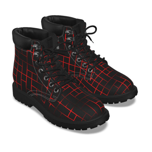 Hi-Tech Red Illuminate Squares Classic Boots - Image 2