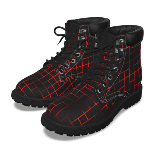 Hi-Tech Red Illuminate Squares Classic Boots - Image 4