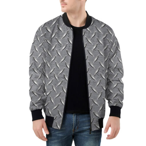 Metal Plate Bomber Jacket