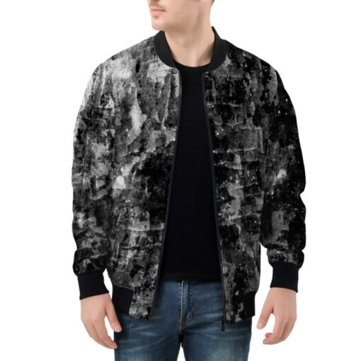 Grunge Wall Bomber Jacket