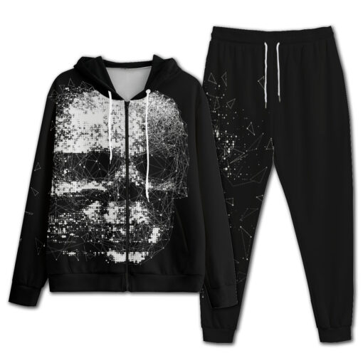 Skull Polygons Men's Tracksuit