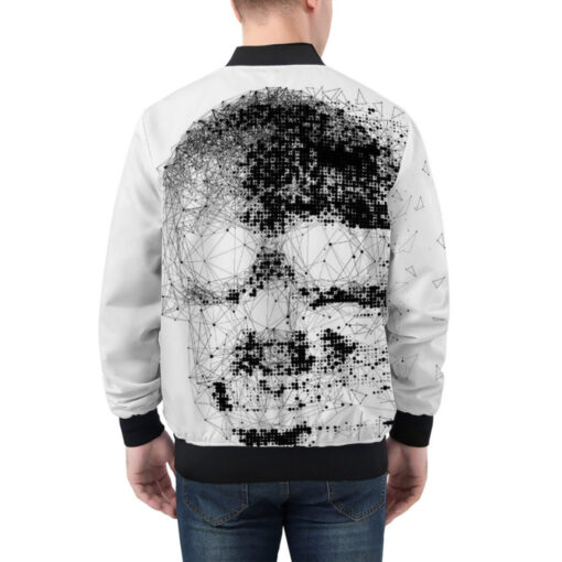 Skull Polygons Bomber Jacket - Image 2