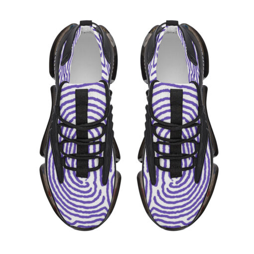 Blue Finger Print Air Sneakers - Image 3