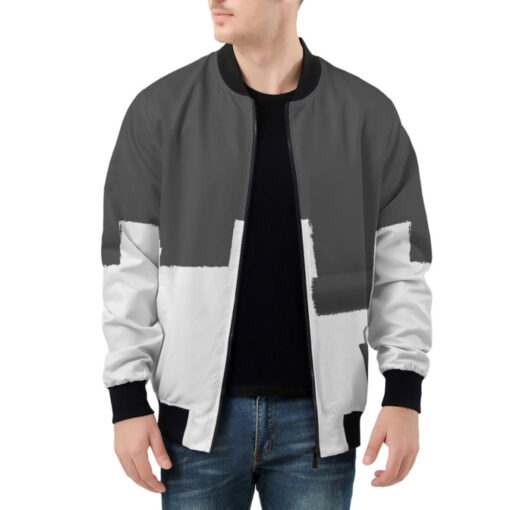 Creative Paint Roller Bomber Jacket