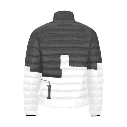 Creative Paint Roller Men's Padded Jacket - Image 2