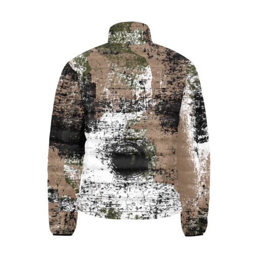 Grunge Camouflage Men's Padded Jacket - Image 2