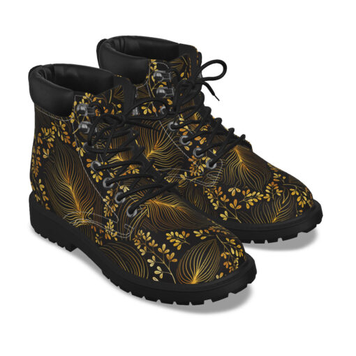 Floral Golden Garden Classic Boots - Image 3