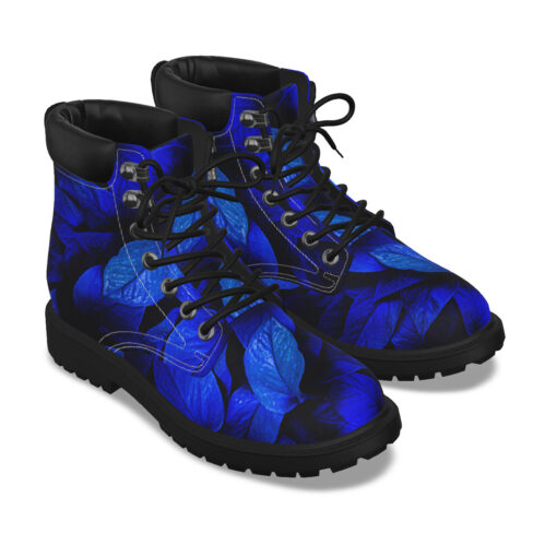 Bright Tropical Leaves Classic Boots - Image 3