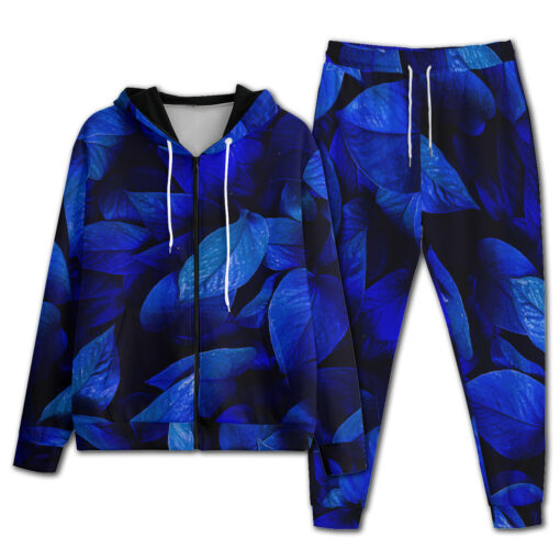 Bright Tropical Leaves Men's Tracksuit