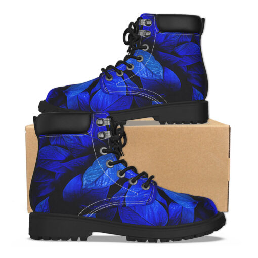 Bright Tropical Leaves Classic Boots