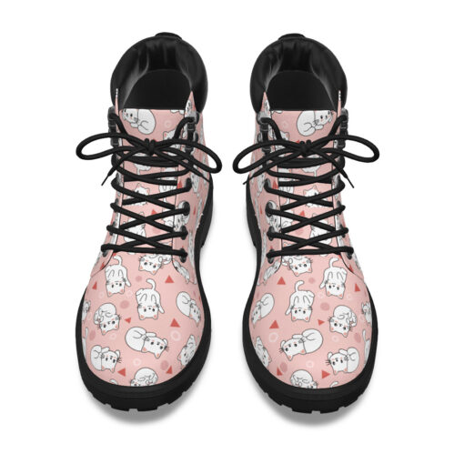 Light Pink Cute Cats Classic Boots - Image 2