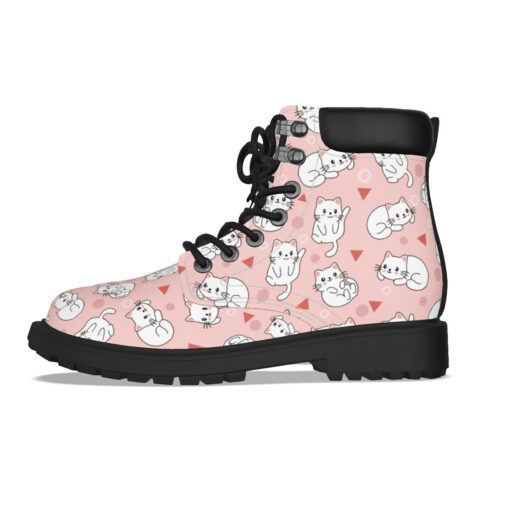 Light Pink Cute Cats Classic Boots - Image 6