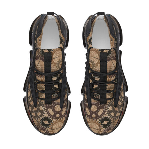 Gears Steampunk Camouflage Air Sneakers - Image 3