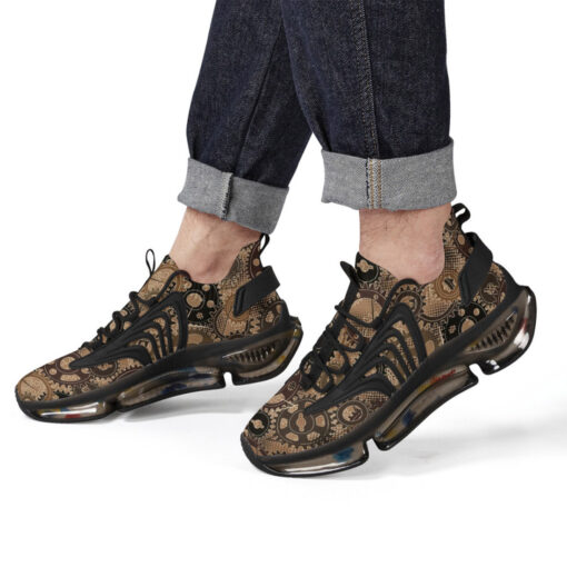 Gears Steampunk Camouflage Air Sneakers - Image 8