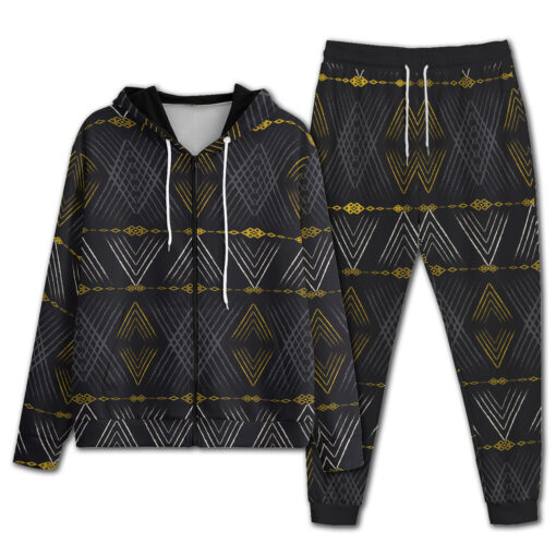 Ethnic Geometric Shape Men's Tracksuit