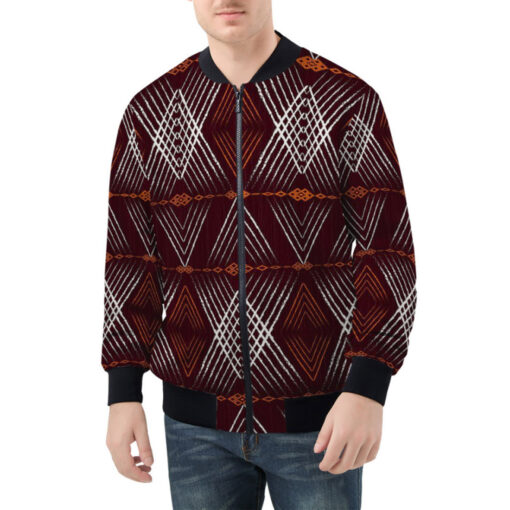 Ethnic Traditional Shape Bomber Jacket - Image 3