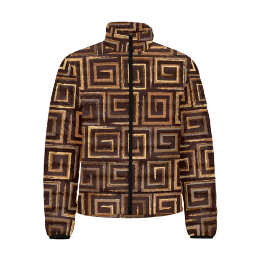 Aztec Ornament Men's Padded Jacket