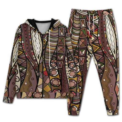 Fabric Abstract Doodles Men's Tracksuit