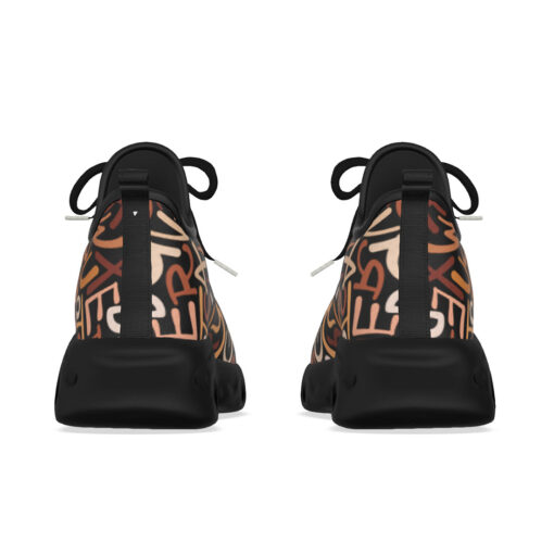 Hand Drawn Brown Letters Sports Shoes - Image 8