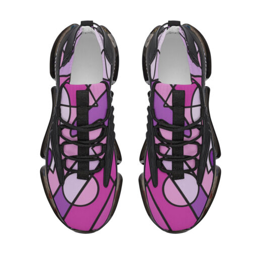 Retro Doodles Abstract Art Air Sneakers - Image 3