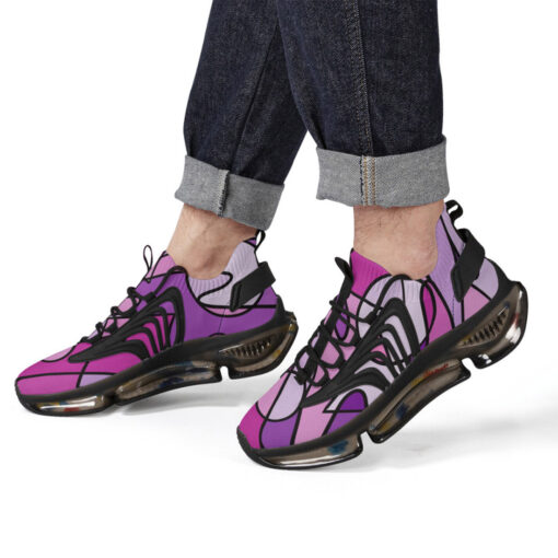 Retro Doodles Abstract Art Air Sneakers - Image 8