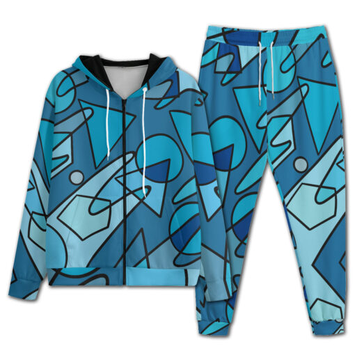 Retro Doodles Abstract Men's Tracksuit