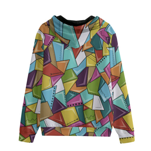 Colorful Mosaic Geometric Men's Tracksuit - Image 2