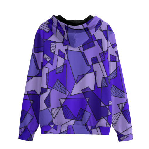 Mosaic Geometric Blue Men's Tracksuit - Image 2