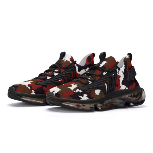 Red Brown Camouflage Air Sneakers - Image 2