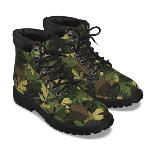 Camouflage Leaves Classic Boots - Image 3