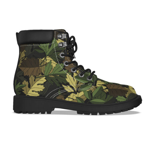 Camouflage Leaves Classic Boots - Image 4