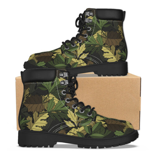 Camouflage Leaves Classic Boots