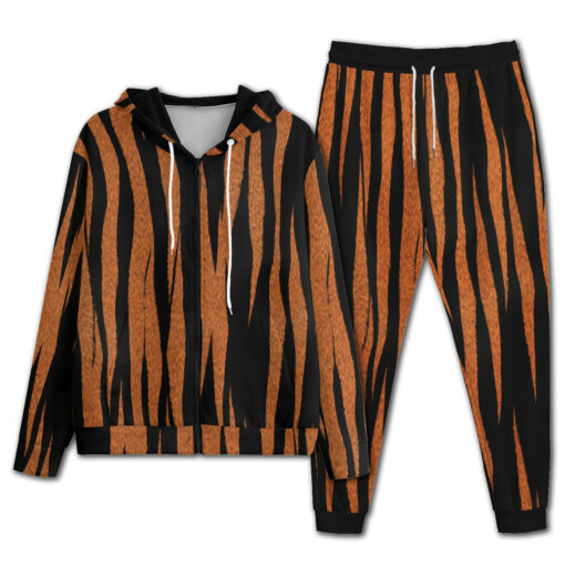 Camouflage Tiger Stripes Men's Tracksuit