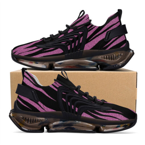 Purple Tiger Stripes Air Sneakers