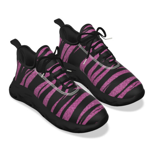 Purple Tiger Stripes Sports Shoes - Image 5