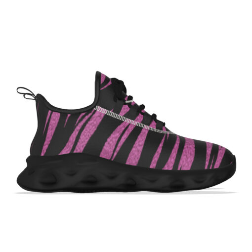 Purple Tiger Stripes Sports Shoes - Image 6