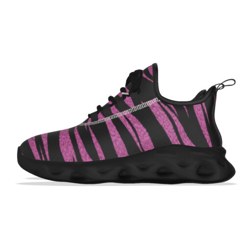 Purple Tiger Stripes Sports Shoes - Image 7