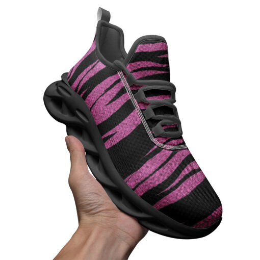 Purple Tiger Stripes Sports Shoes - Image 3